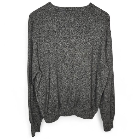 Polo by Ralph Lauren Crew Neck Sweater Men's Heather Grey Long Sleeve Preppy XL - Picture 3 of 5